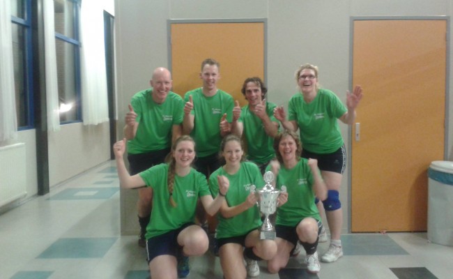 1e prijs met bedrijvenvolleybal toernooi!